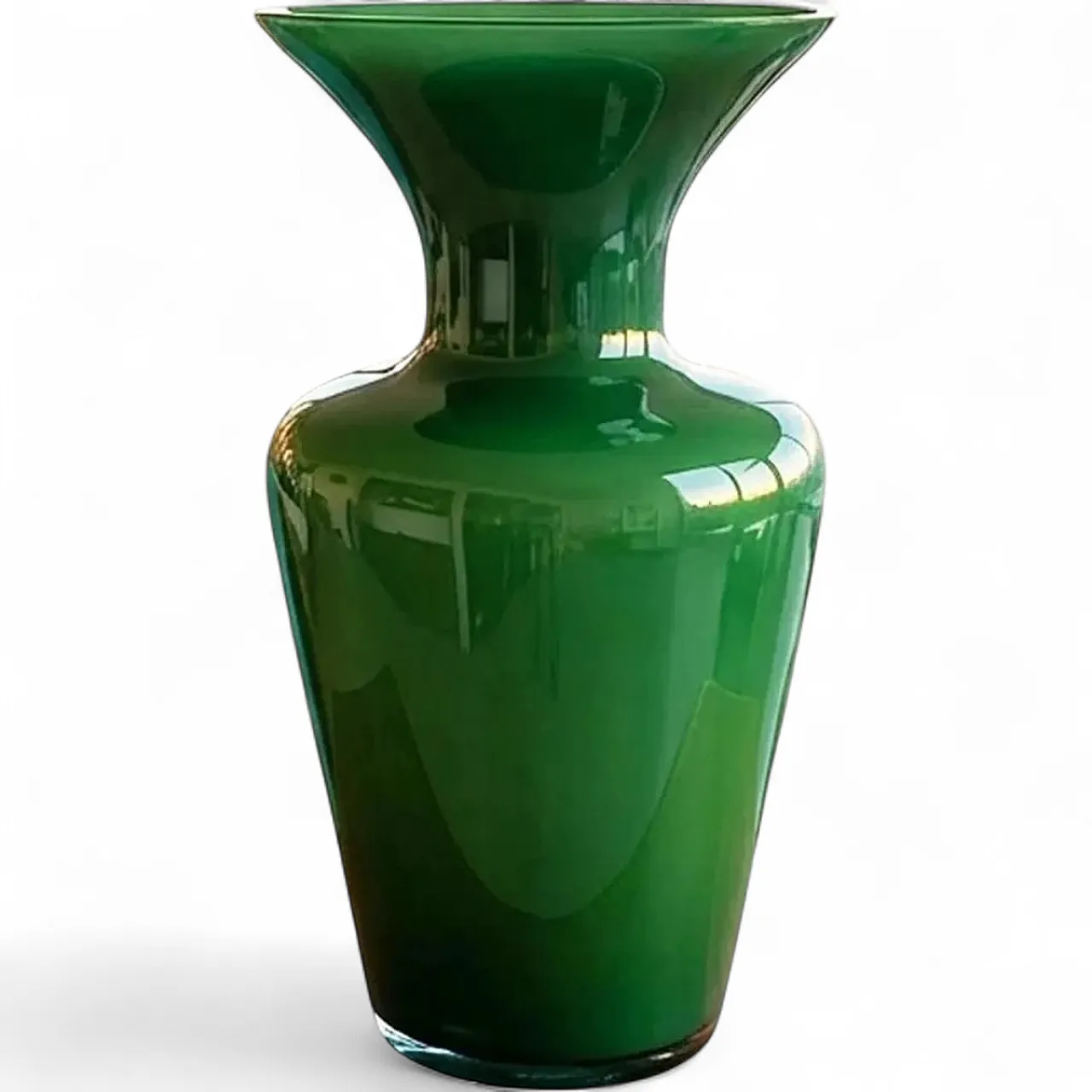 Vaso in vetro soffiato di Murano del Maestro del Vetro, anni '70 5