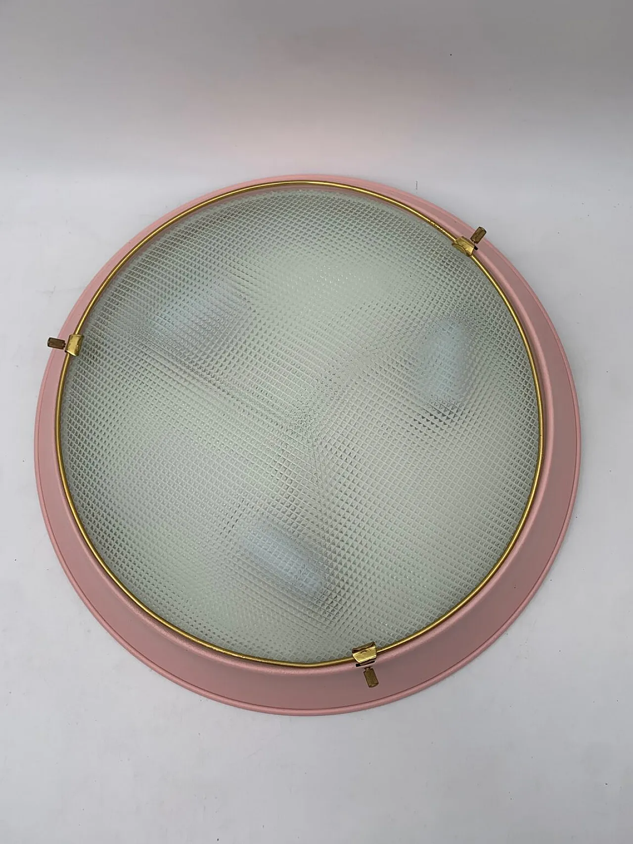 Coppia di plafoniera attribuita a Fontana Arte, anni '60 3