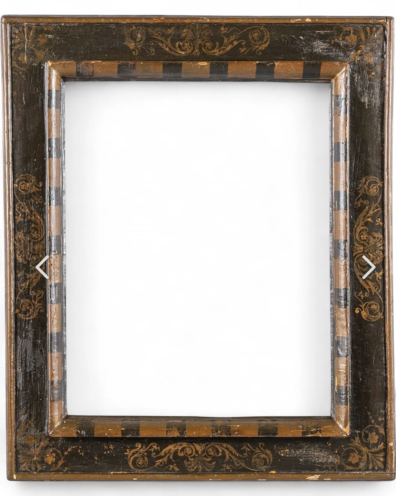 Pair of large antique lacquered frames, Siena, end 16th century 25