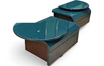 Pair of nightstands by Giovanni Offredi for Saporiti, 1980s