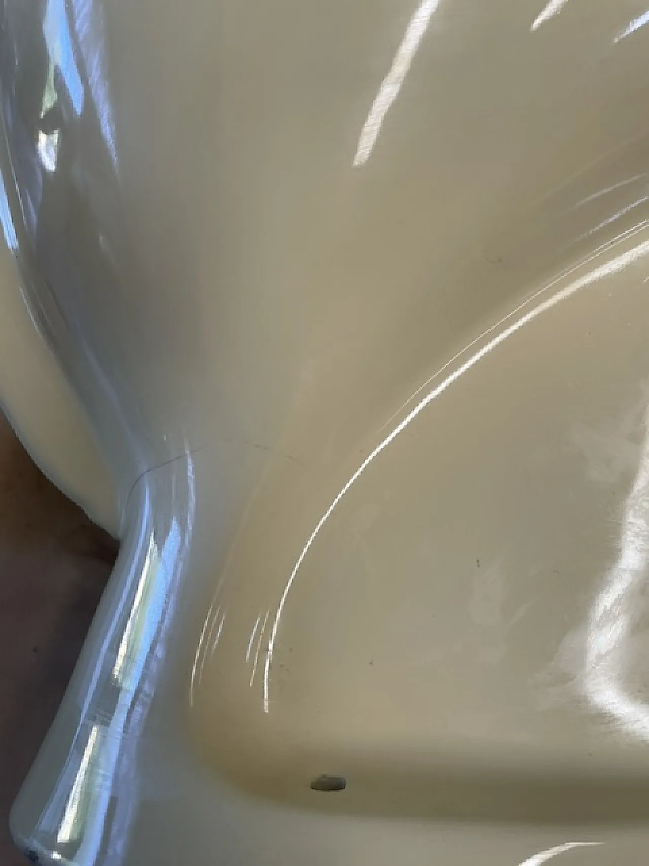 Yellow Ellisse washbasin by Ideal Standard, 1970s 17