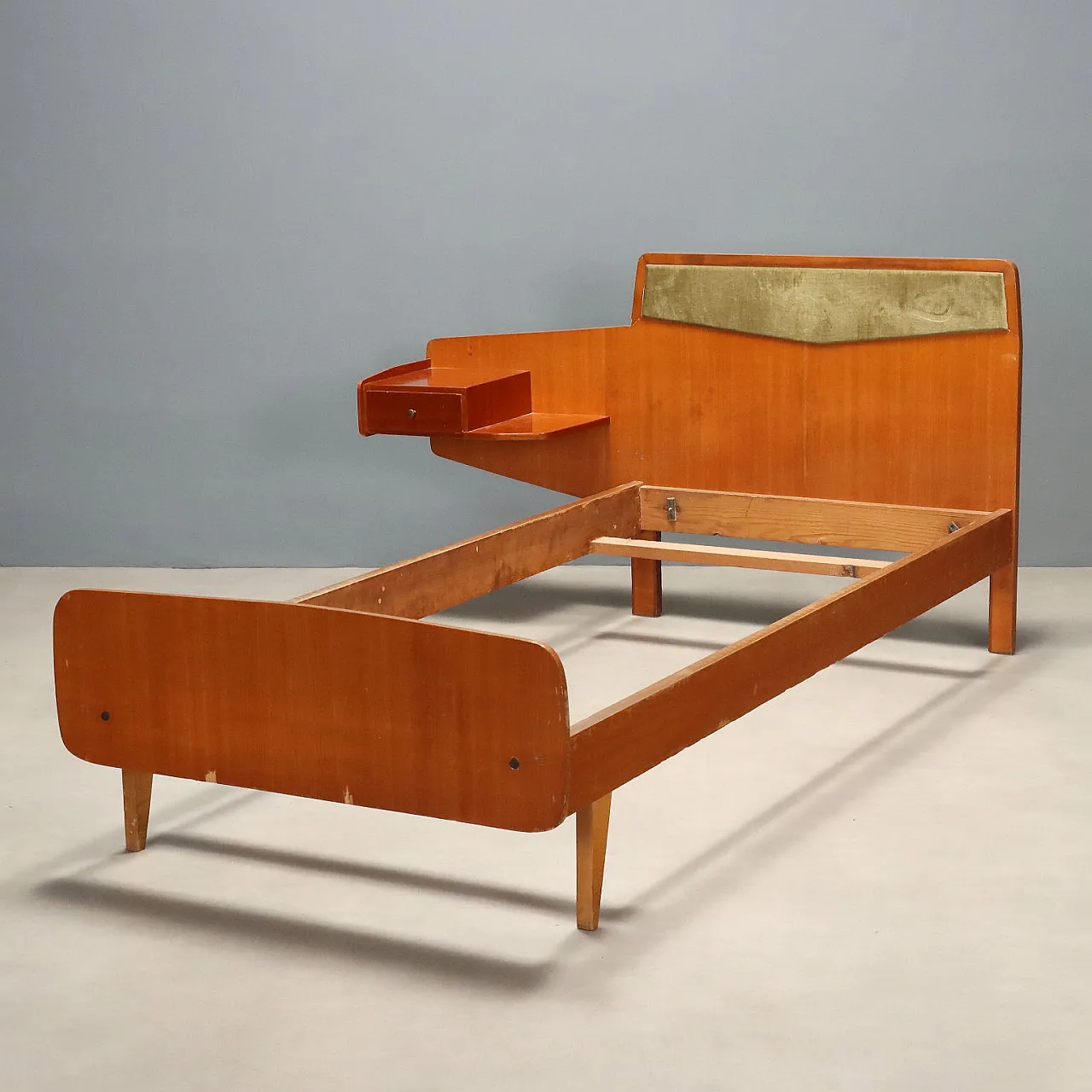 Letto singolo in teak, anni '60 1
