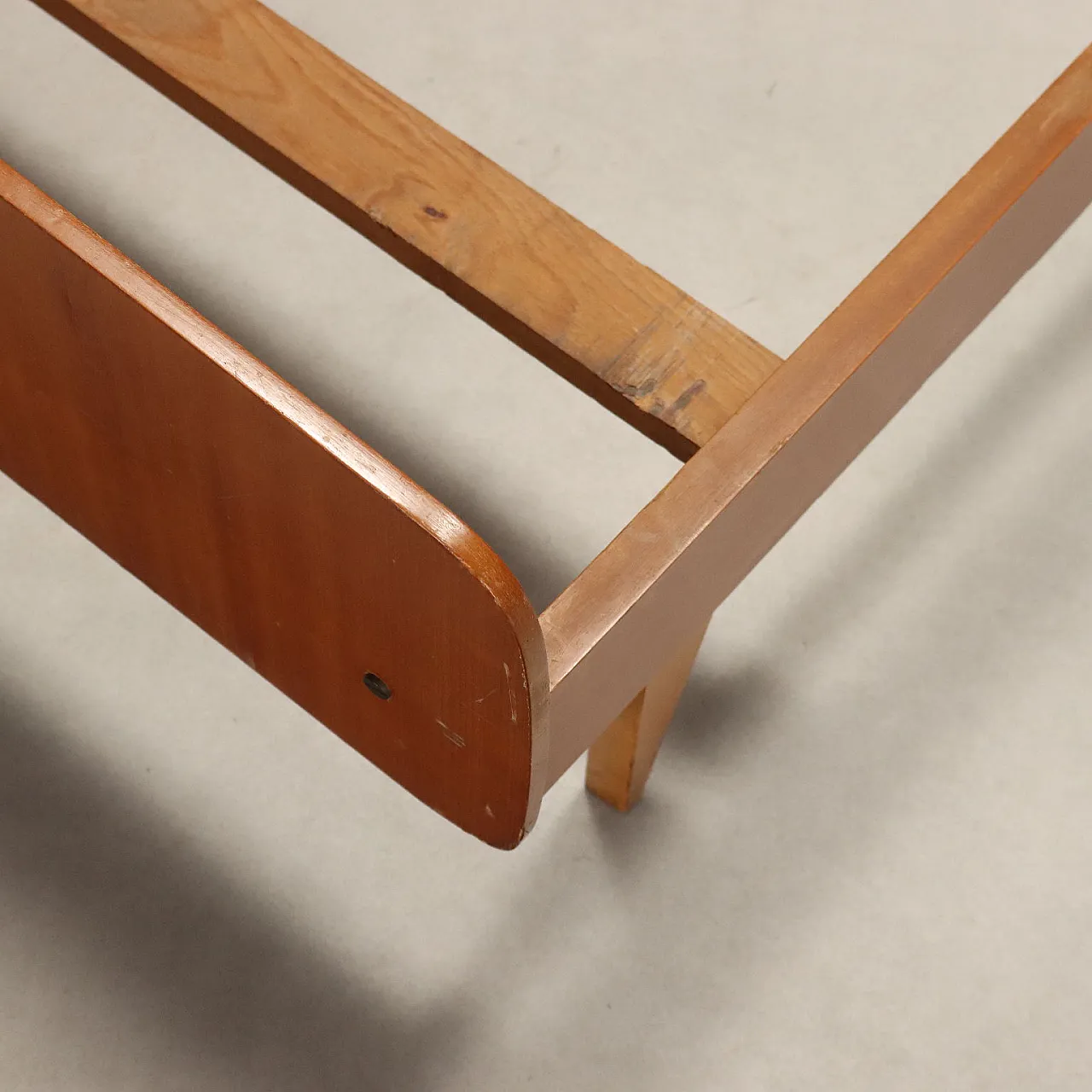 Letto singolo in teak, anni '60 8