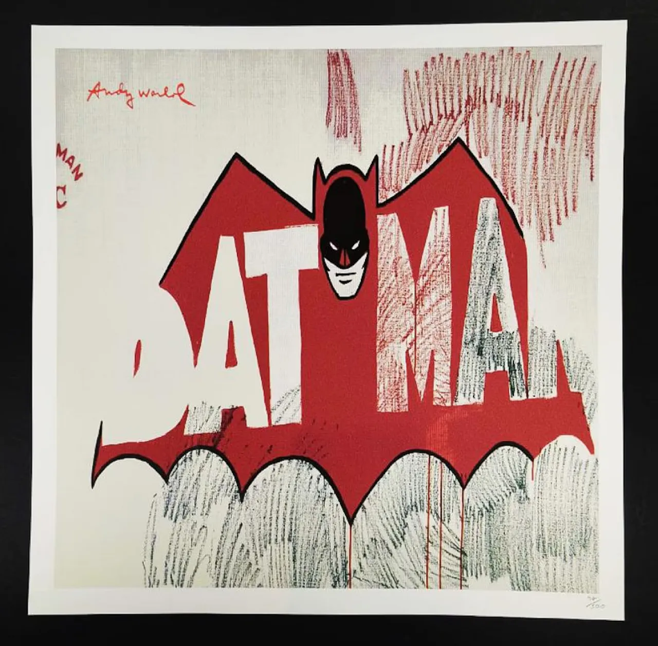 Andy Warhol, Batman, limited edition lithograph by CMOA, 1980s 1