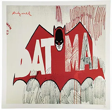 Andy Warhol, Batman, limited edition lithograph by CMOA, 1980s