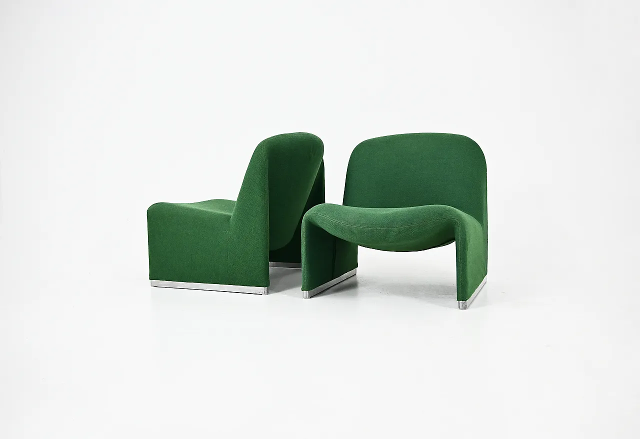 Pair of  Alky Chairs by Giancarlo Piretti for Anonima Castelli, 1970s 1