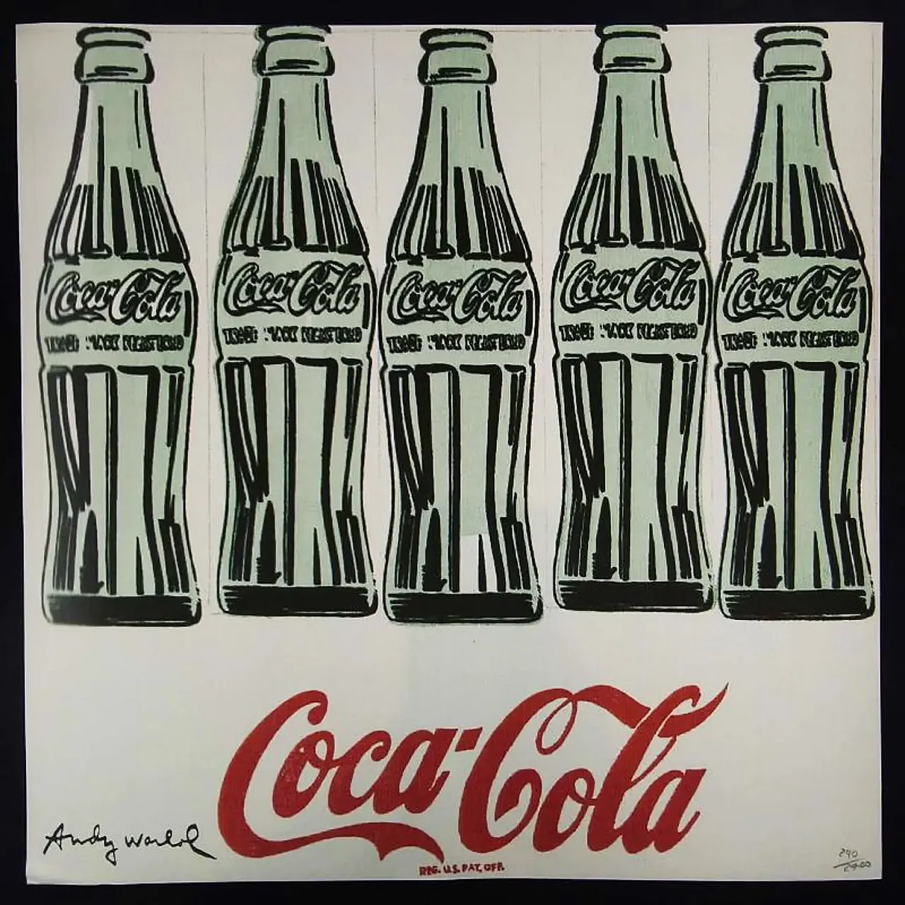 Andy Warhol, Coca Cola, limited edition Lithograph, 1980s 1
