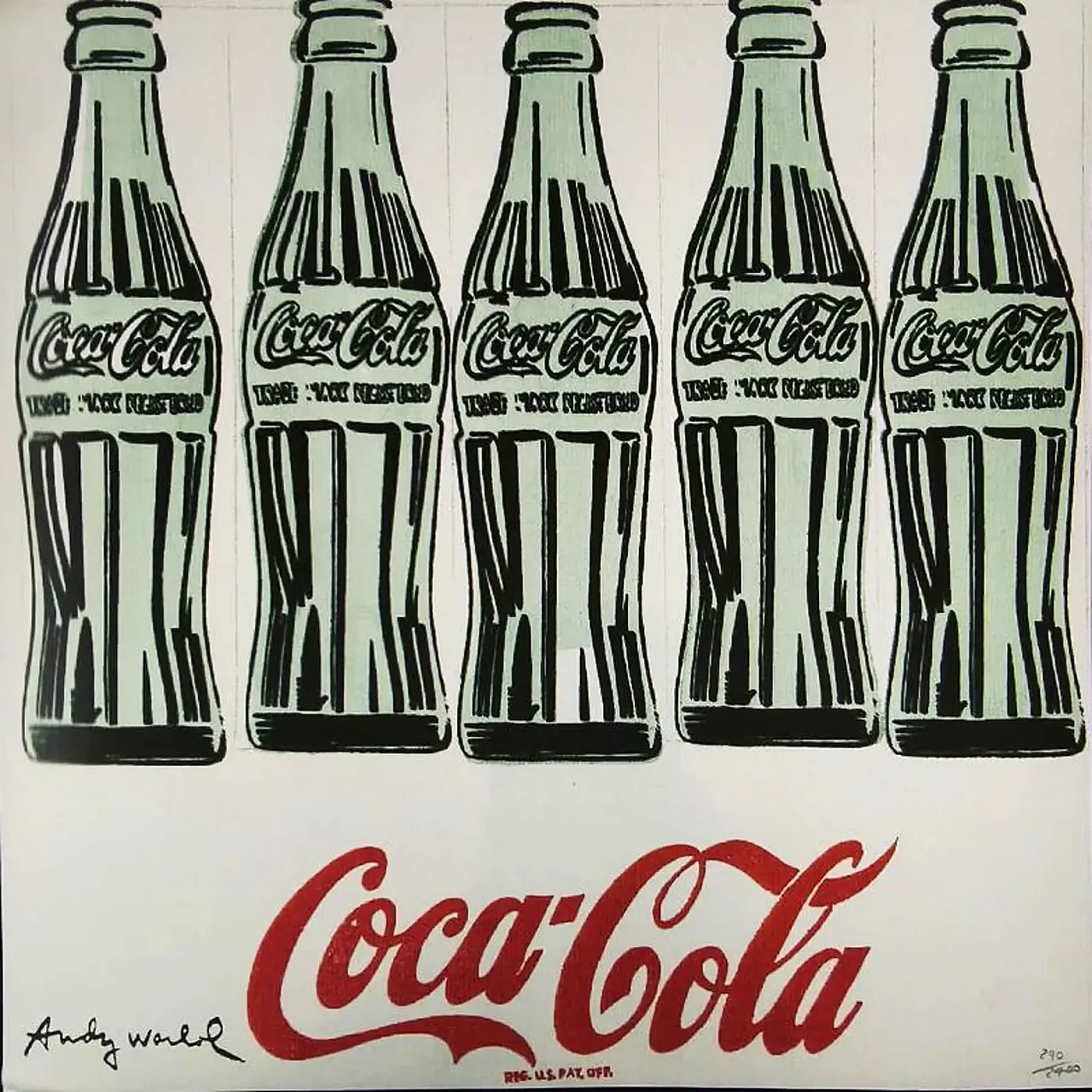 Andy Warhol, Coca Cola, limited edition Lithograph, 1980s 2