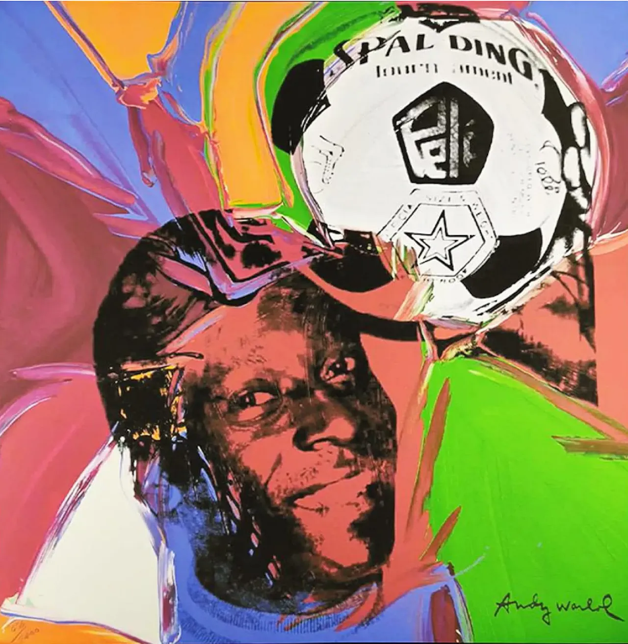 Andy Warhol, Pelè, limited edition lithograph, 1980s 2