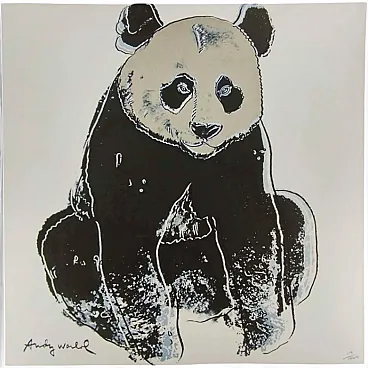Andy Warhol, Panda, limited edition lithograph, 1980s