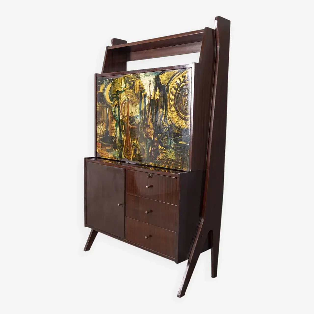 Credenza in legno di Umberto Mascagni, anni '50 1