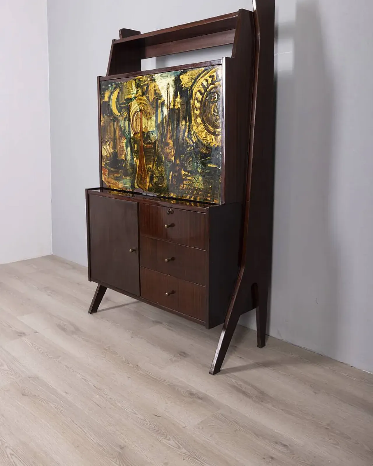 Credenza in legno di Umberto Mascagni, anni '50 2