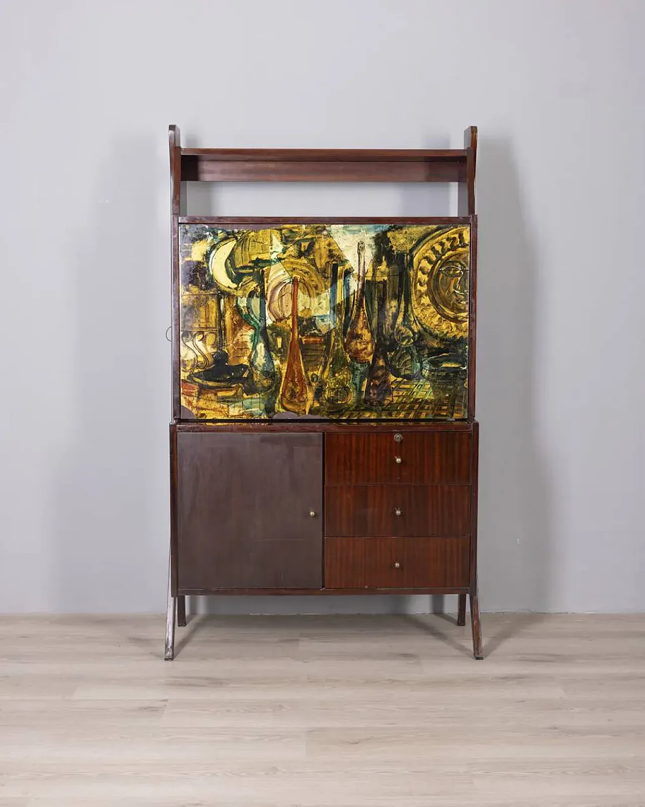 Credenza in legno di Umberto Mascagni, anni '50 3