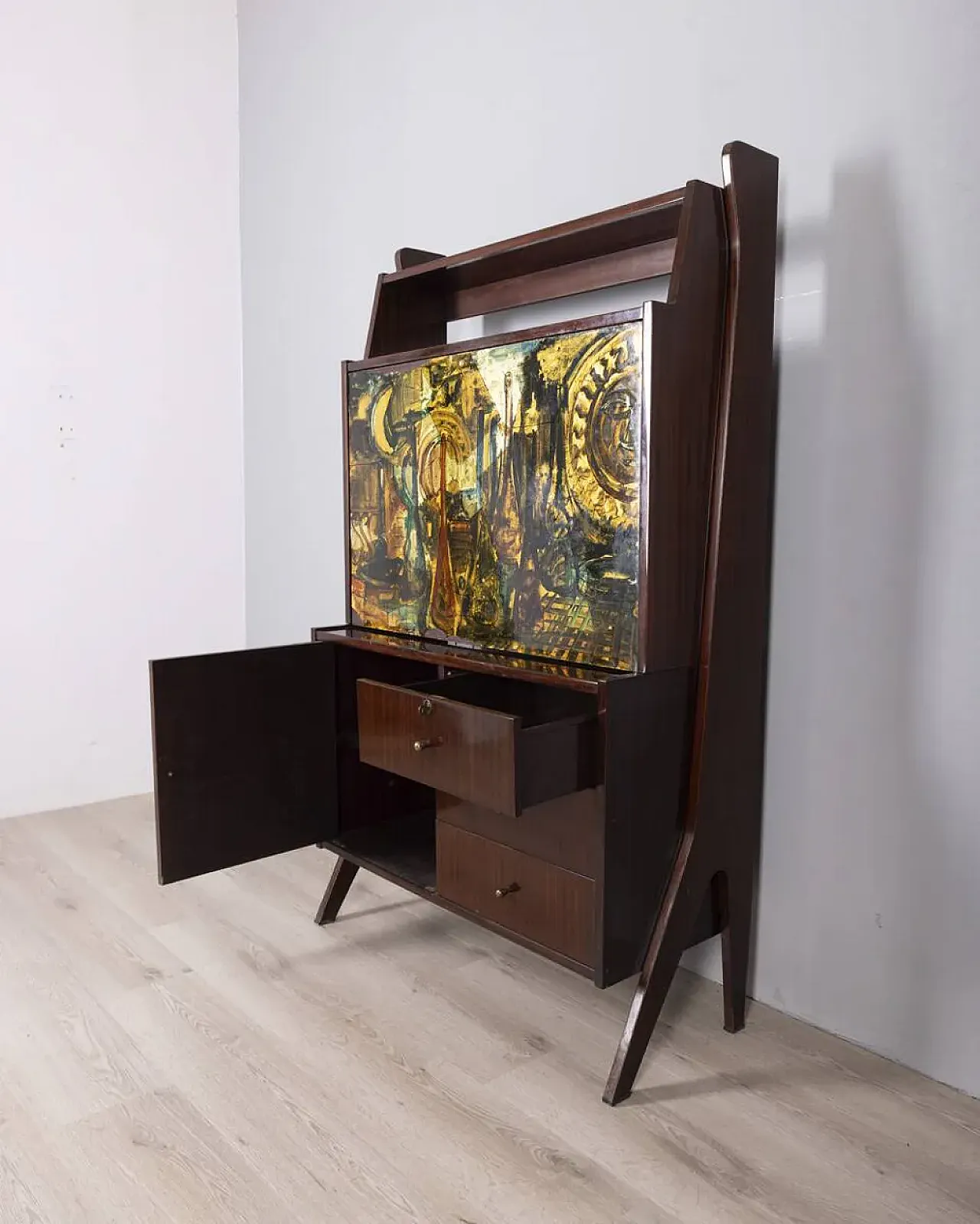 Credenza in legno di Umberto Mascagni, anni '50 6