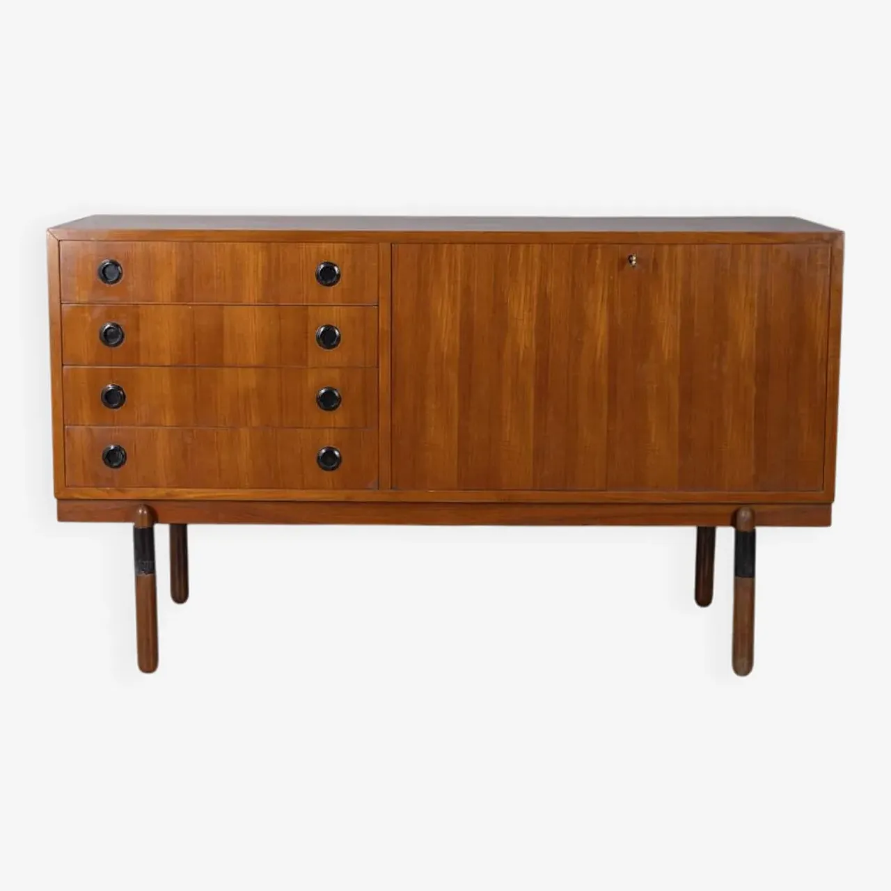 Credenza in legno di teak, anni '60 1
