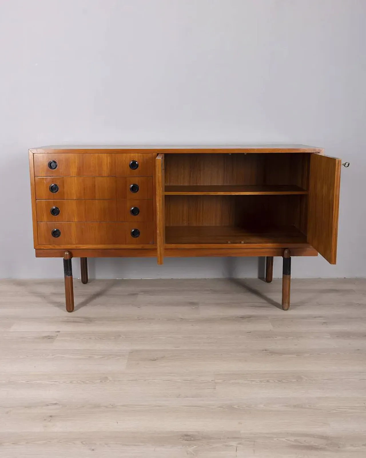 Credenza in legno di teak, anni '60 3