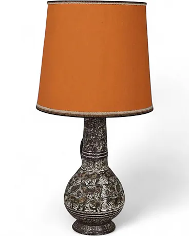 Lampada da terra in ceramica, anni '60