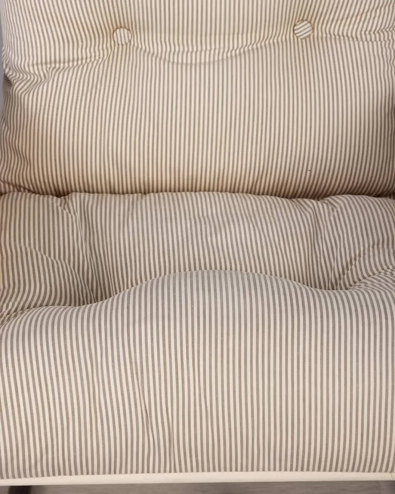 Metal and fabric armchair, 1970s 8