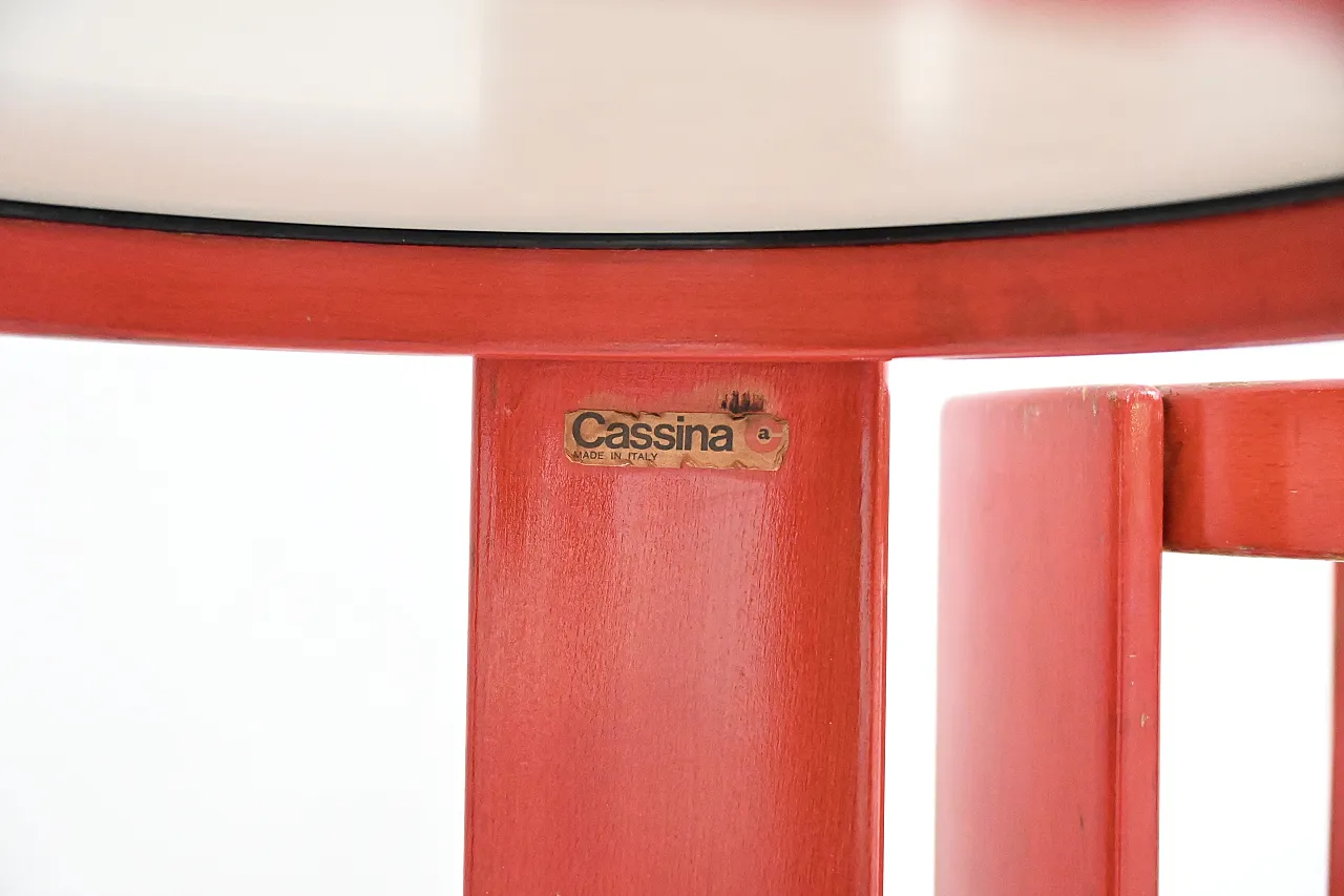 4 tavolini ad incastro modello 780 di Frattini per Cassina, anni '60 10