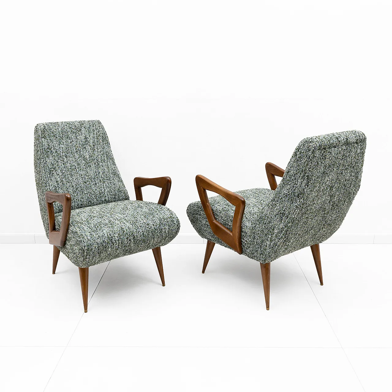 Pair of mid-century modern armchairs, 1960s 1