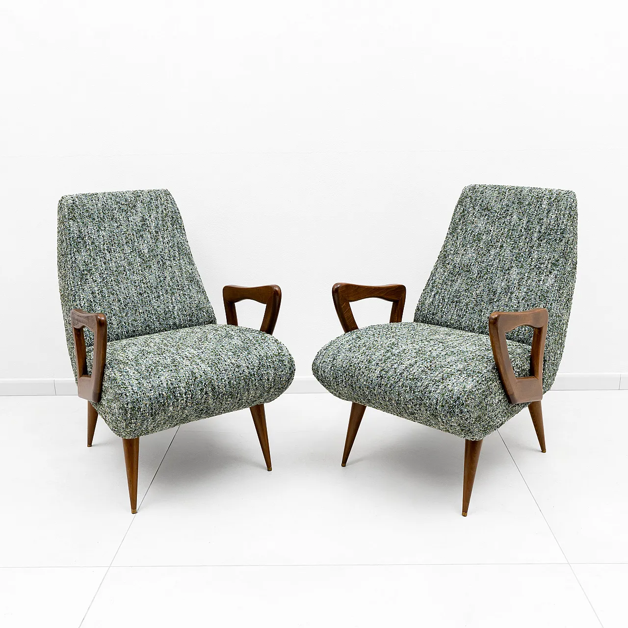 Pair of mid-century modern armchairs, 1960s 2