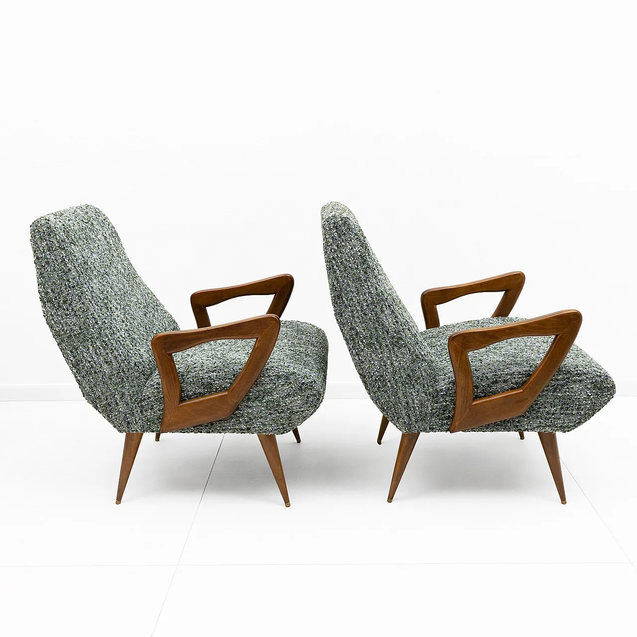 Pair of mid-century modern armchairs, 1960s 3