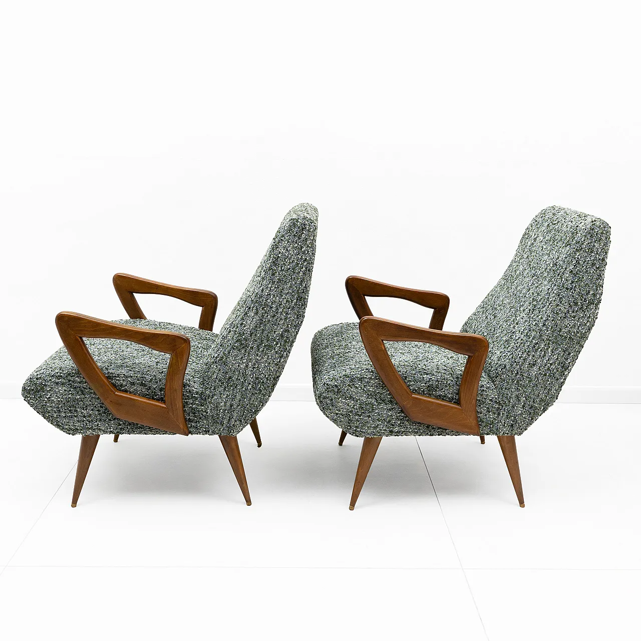 Pair of mid-century modern armchairs, 1960s 5