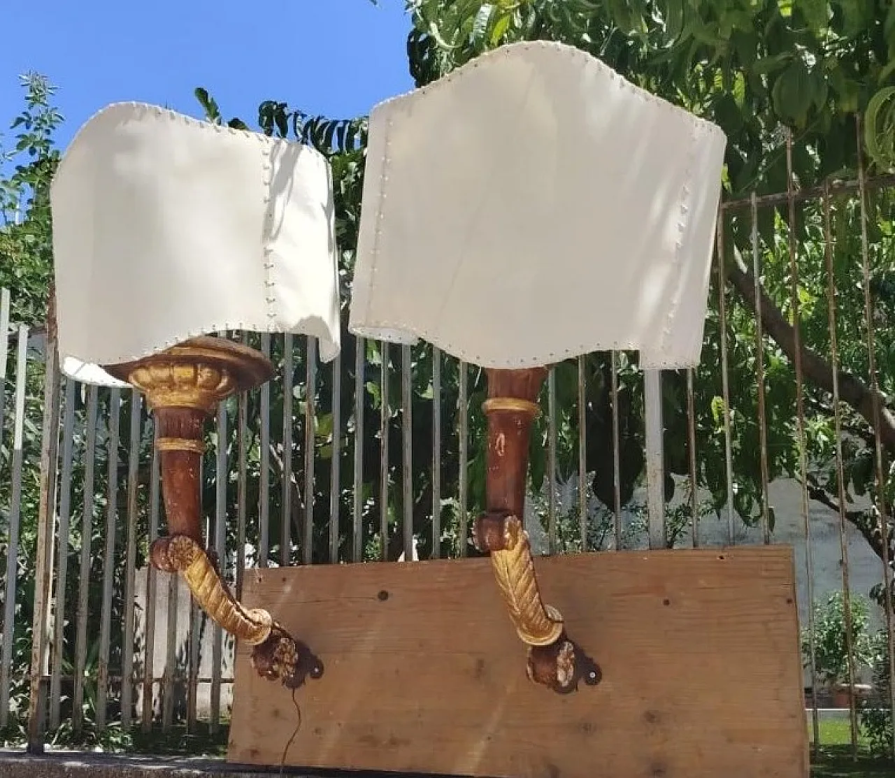 Pair of Empire-style wall sconces, 19th century 1