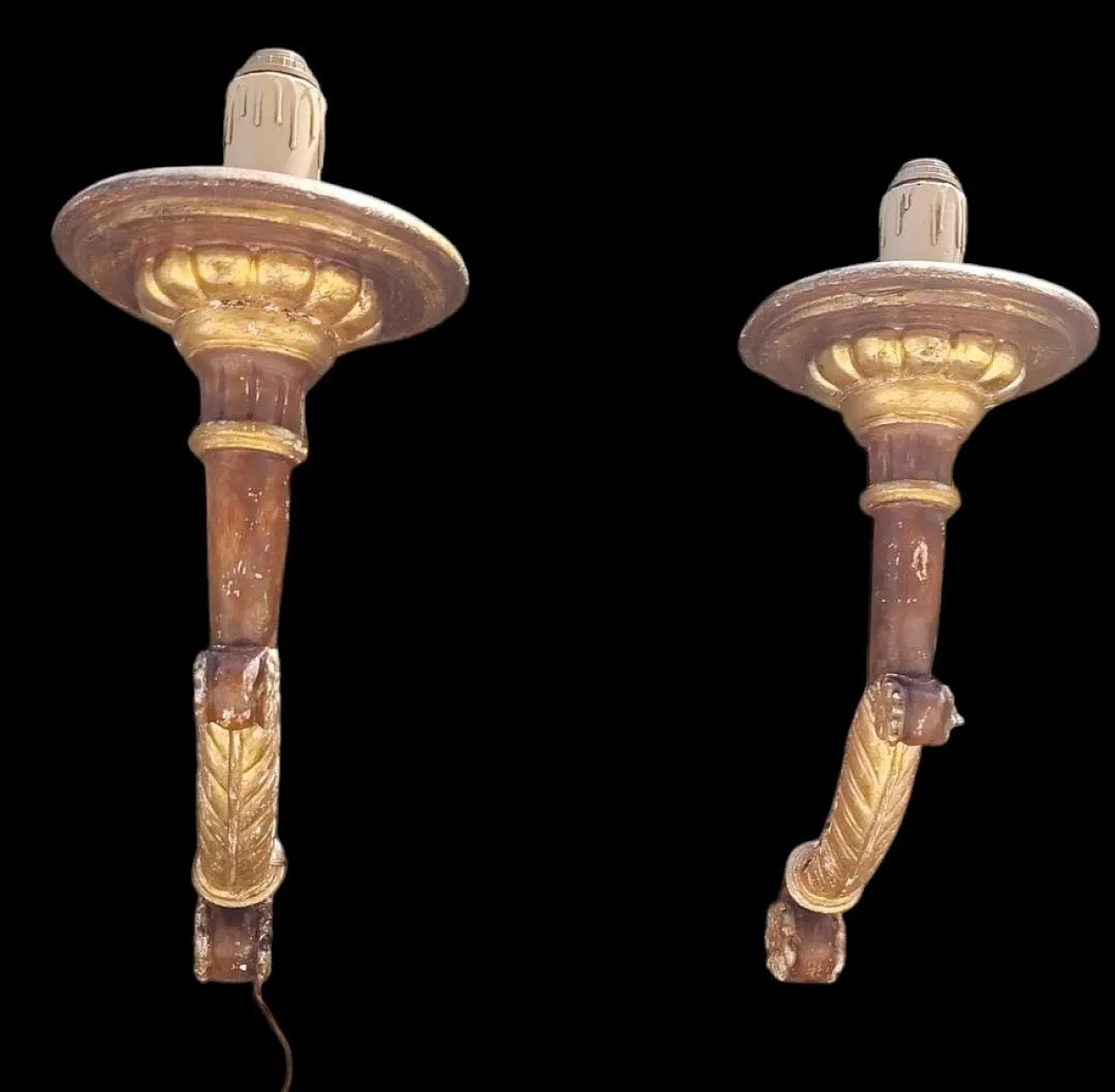 Pair of Empire-style wall sconces, 19th century 3