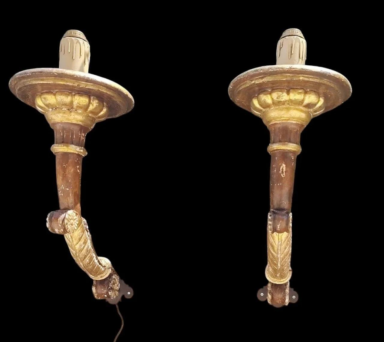 Pair of Empire-style wall sconces, 19th century 5