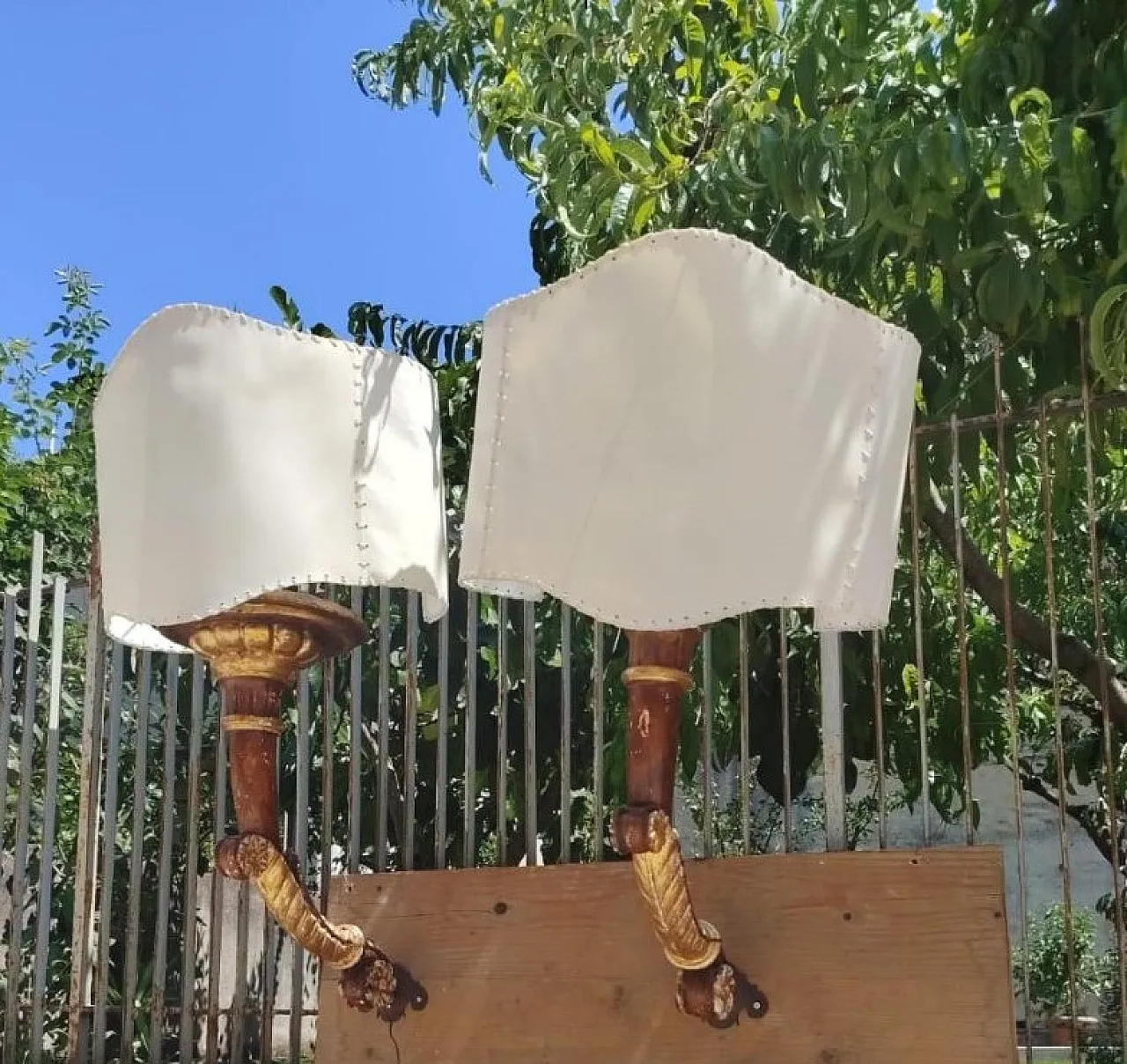 Pair of Empire-style wall sconces, 19th century 9