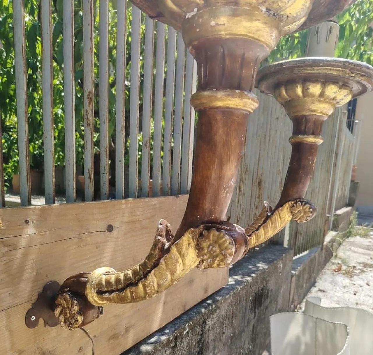 Pair of Empire-style wall sconces, 19th century 10