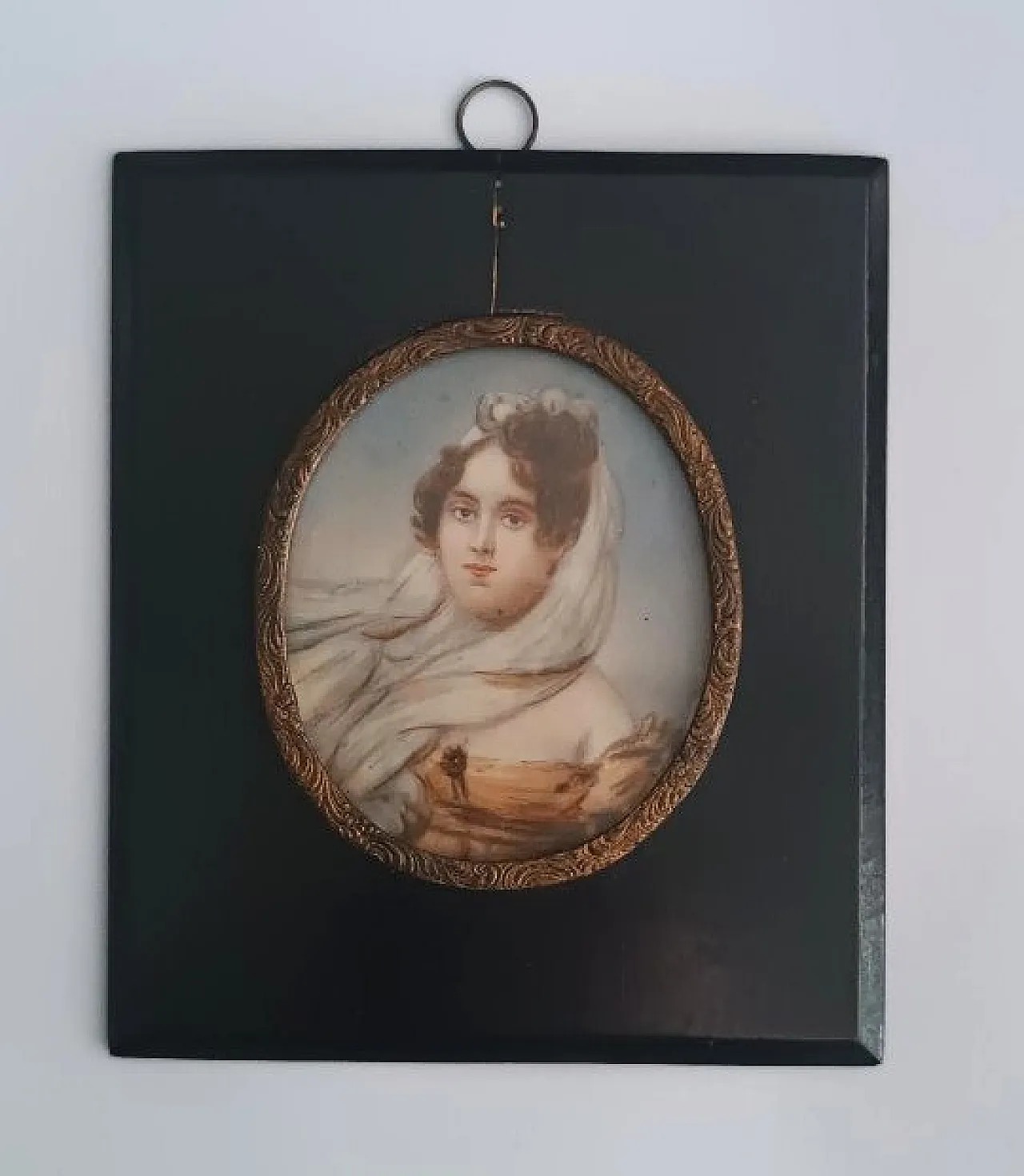Portrait of a Lady, miniature, 19th century 1