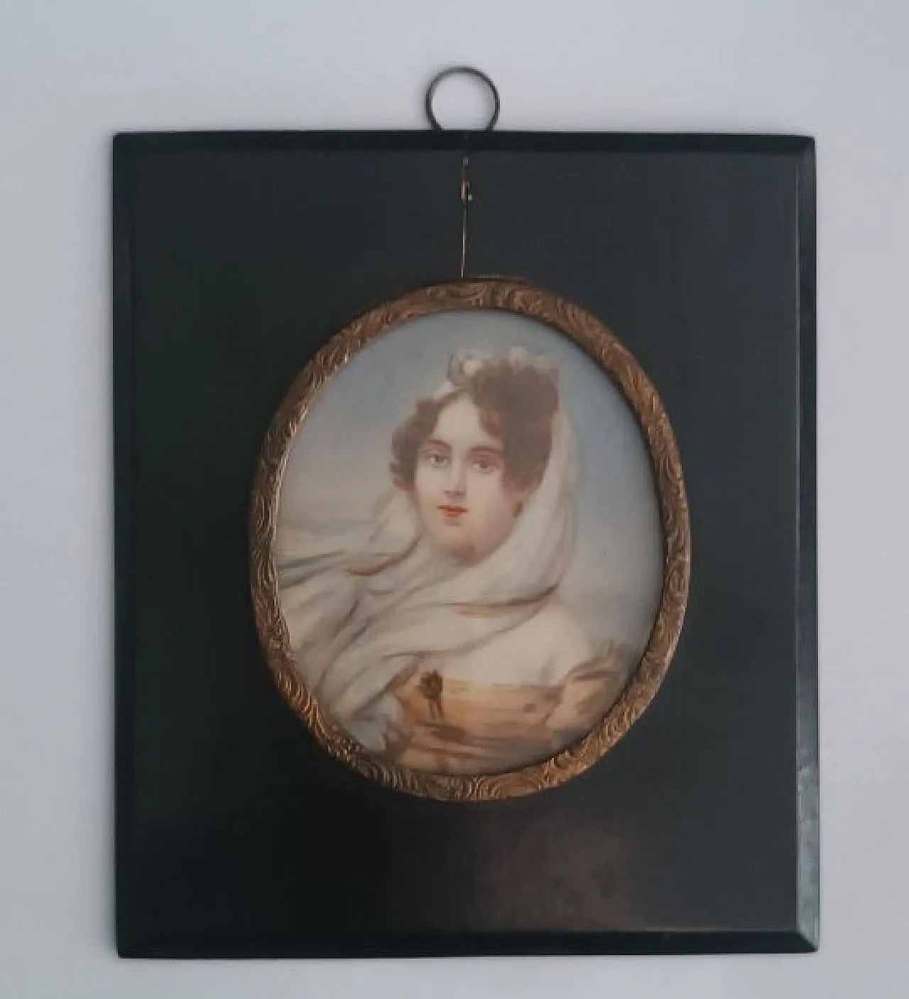 Portrait of a Lady, miniature, 19th century 5