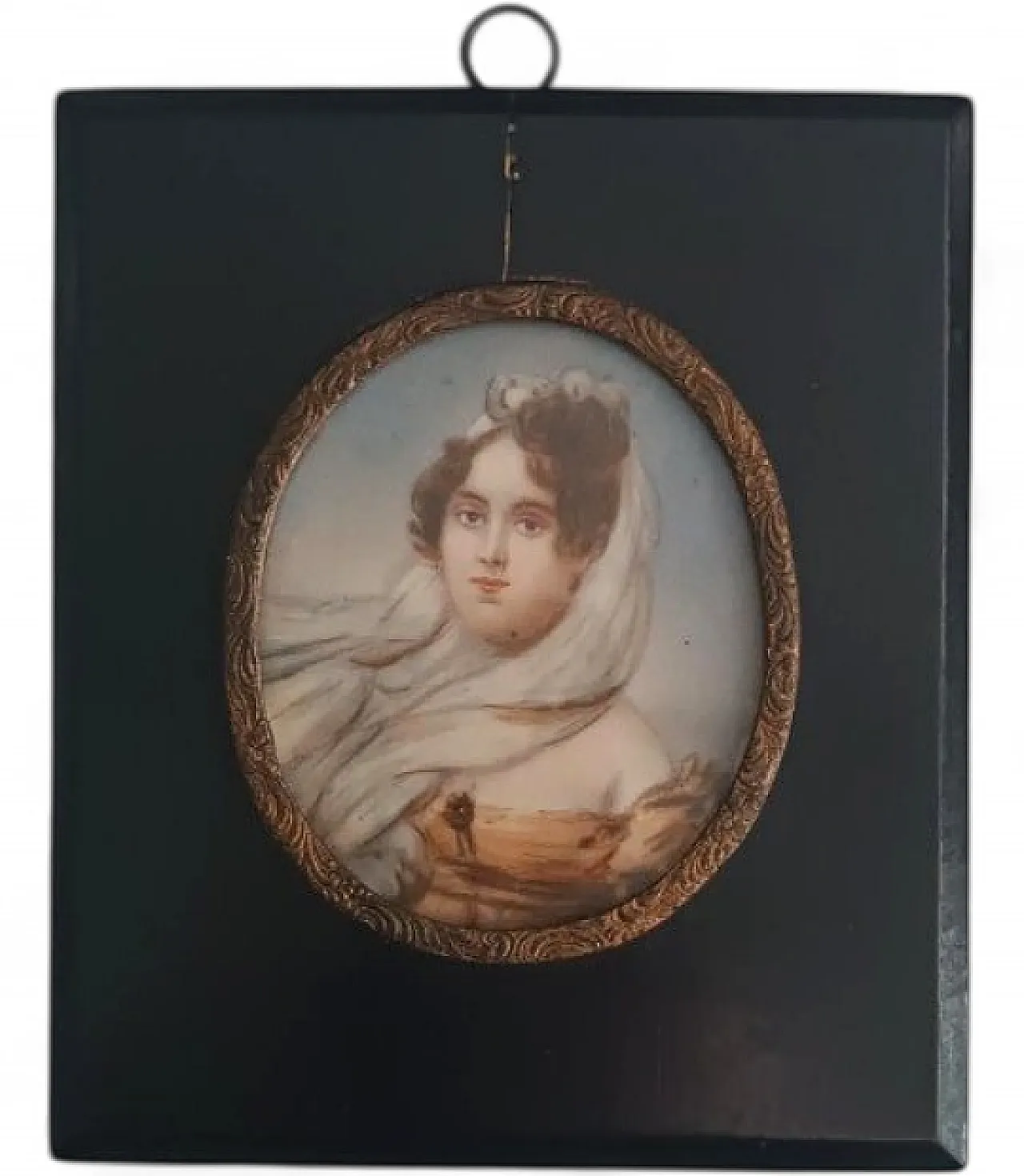 Portrait of a Lady, miniature, 19th century 7