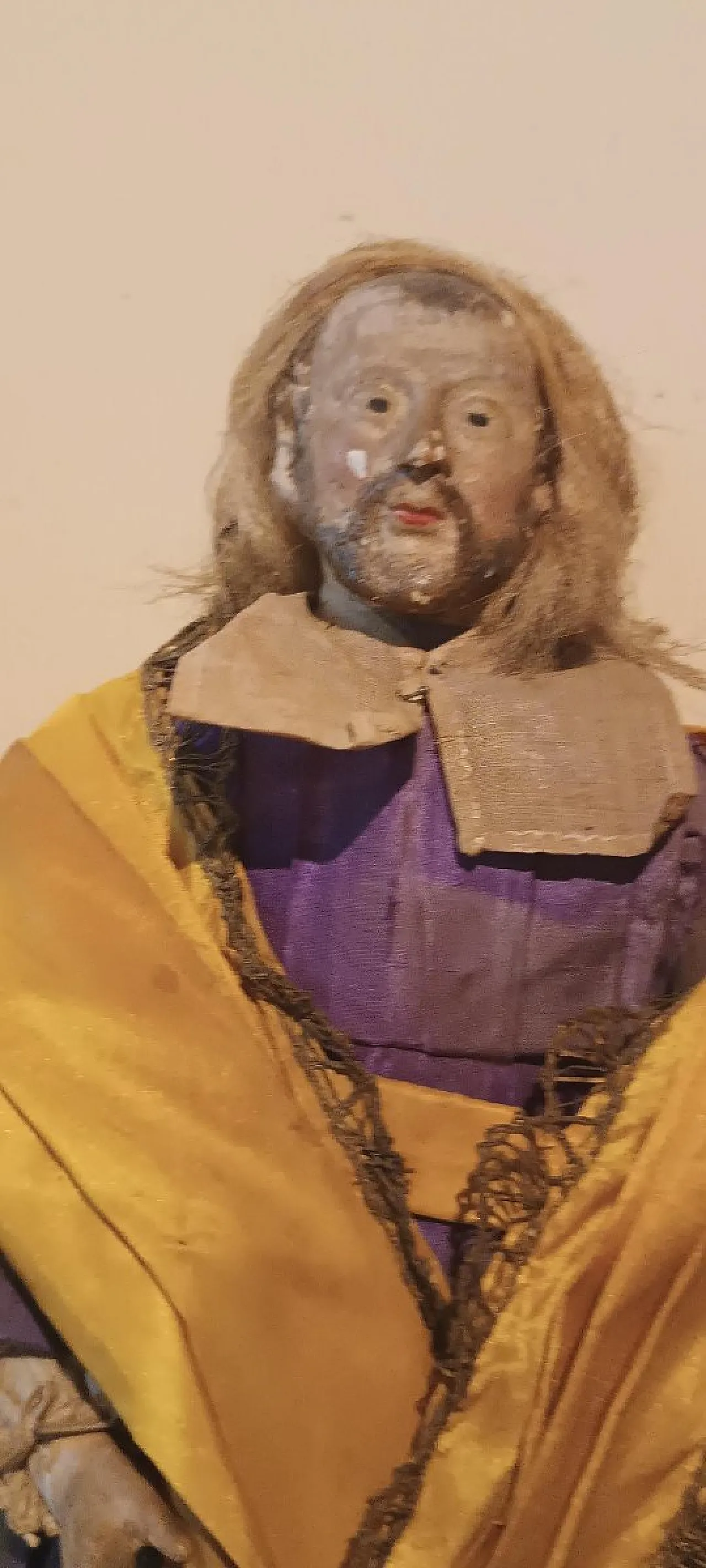 Pair of polychrome wooden mannequins, 18th century 6