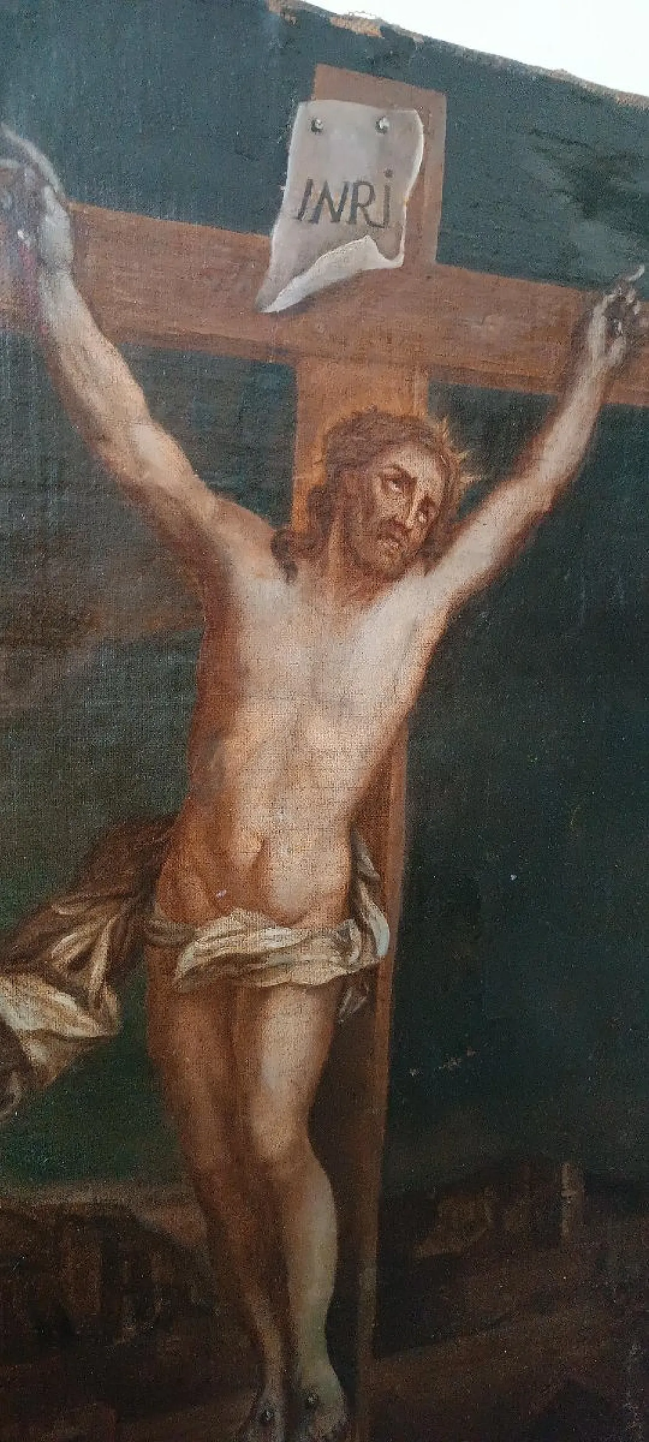 Crucifixion of Jesus, oil on canvas, 18th century 3