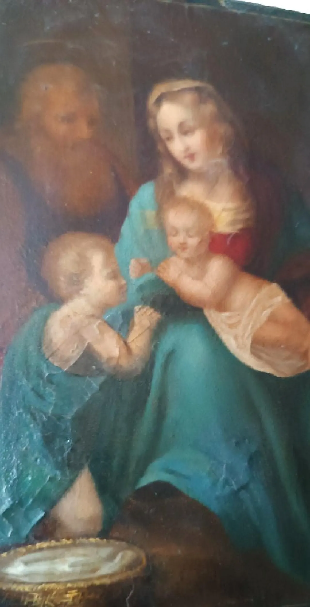 Holy Family, painted on copper, 17th century 7