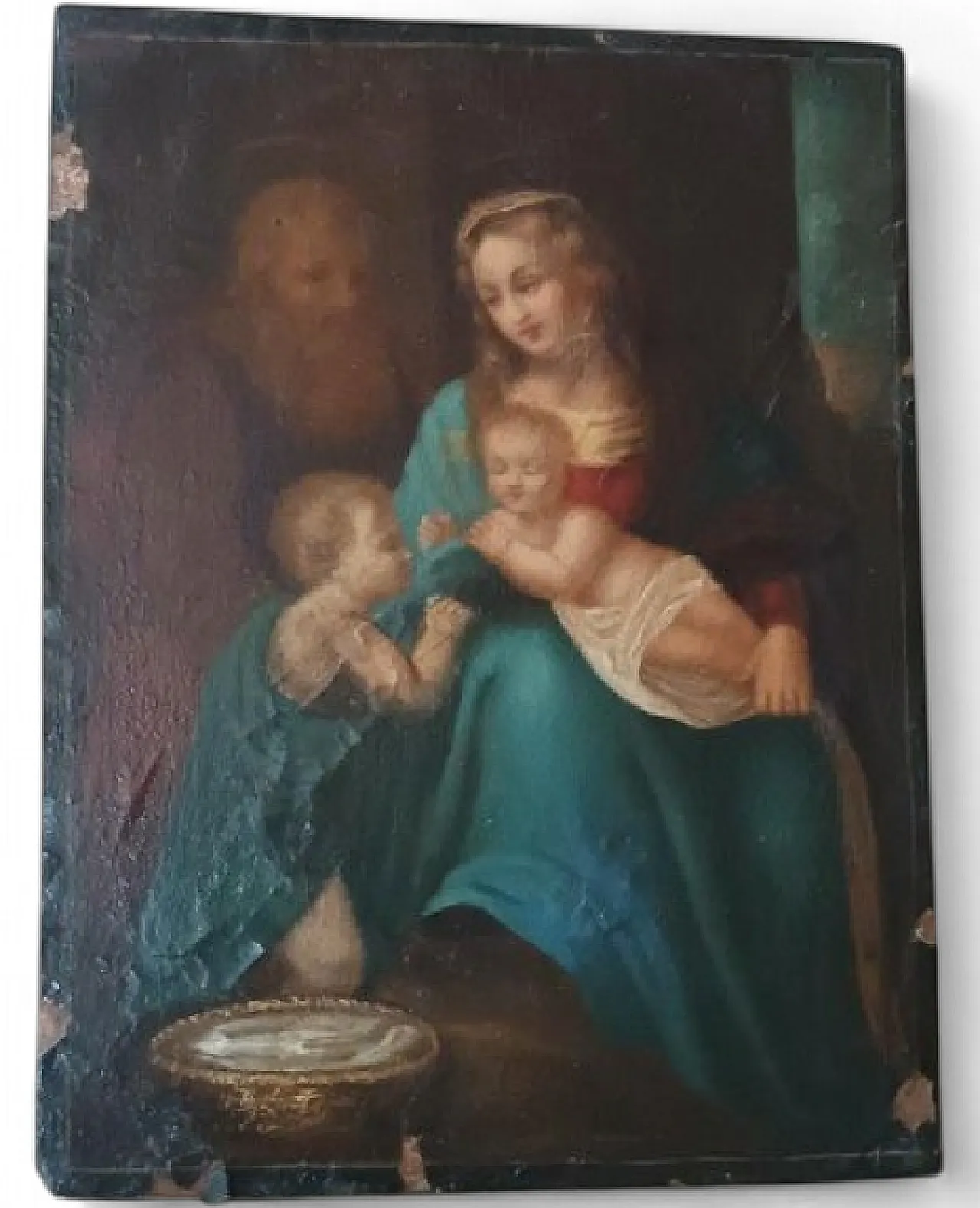 Holy Family, painted on copper, 17th century 10