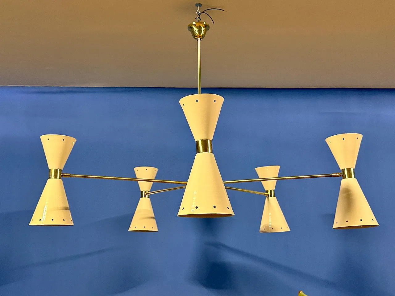 Diablo pendant light from Stilnovo, 1950s 4