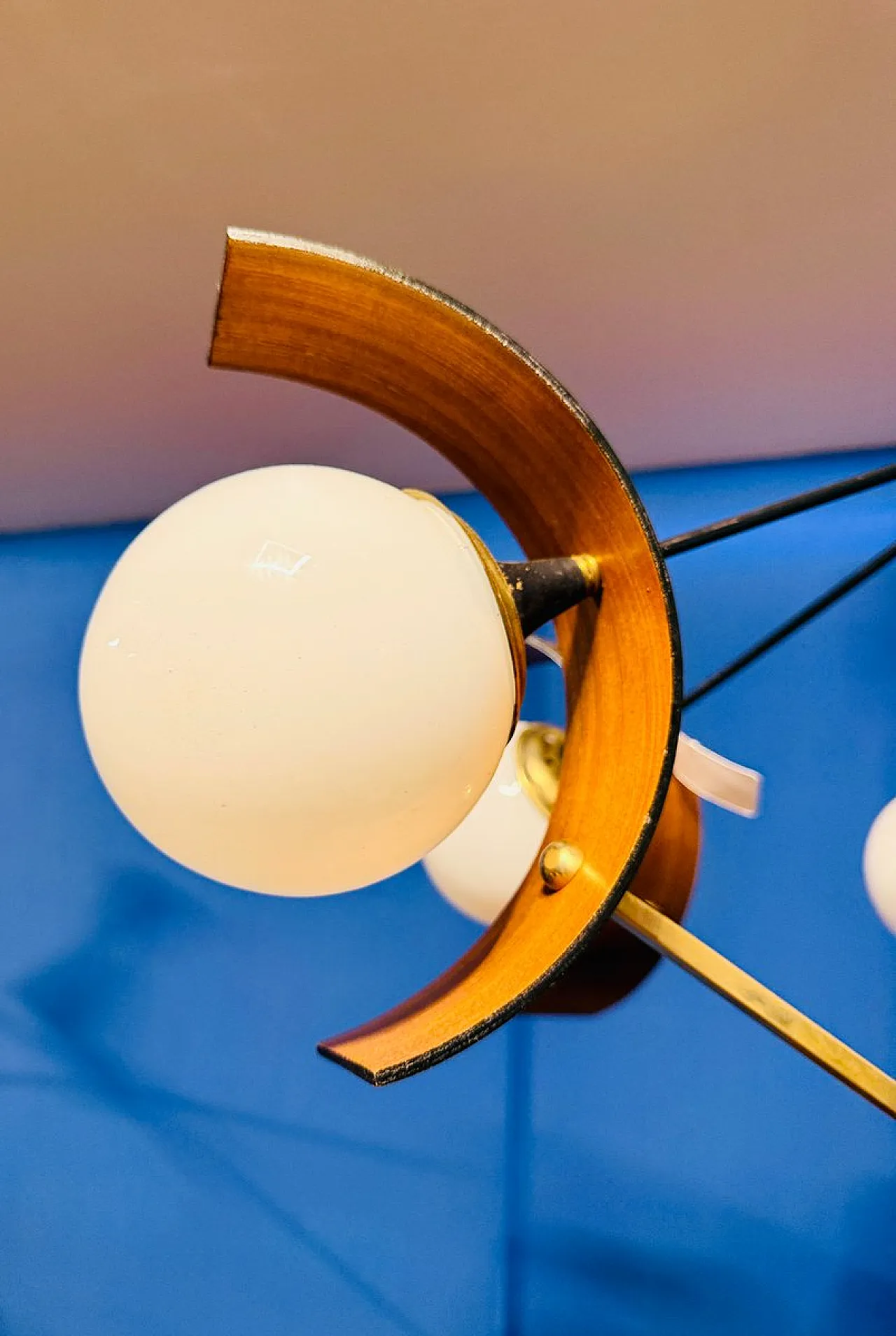 Space Age chandelier from Stilnovo Milano, 1950s 6