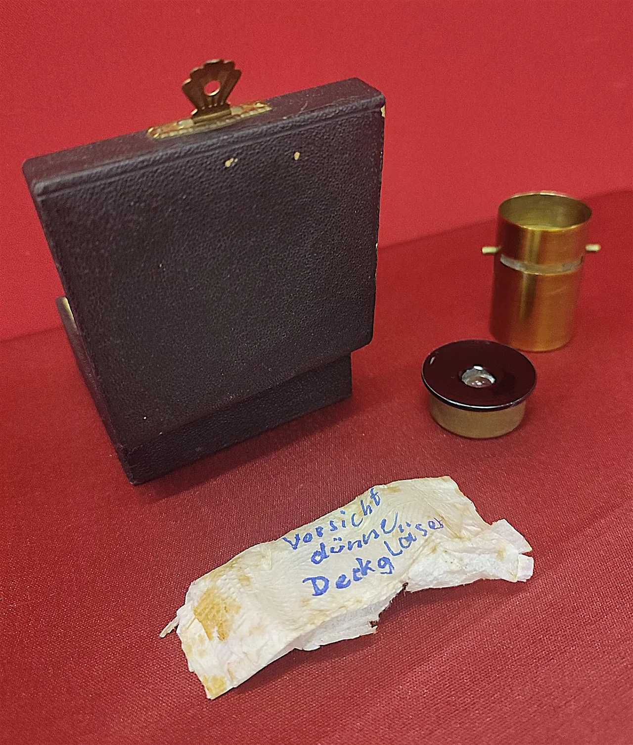 Pocket metal microscope, 20th century 7