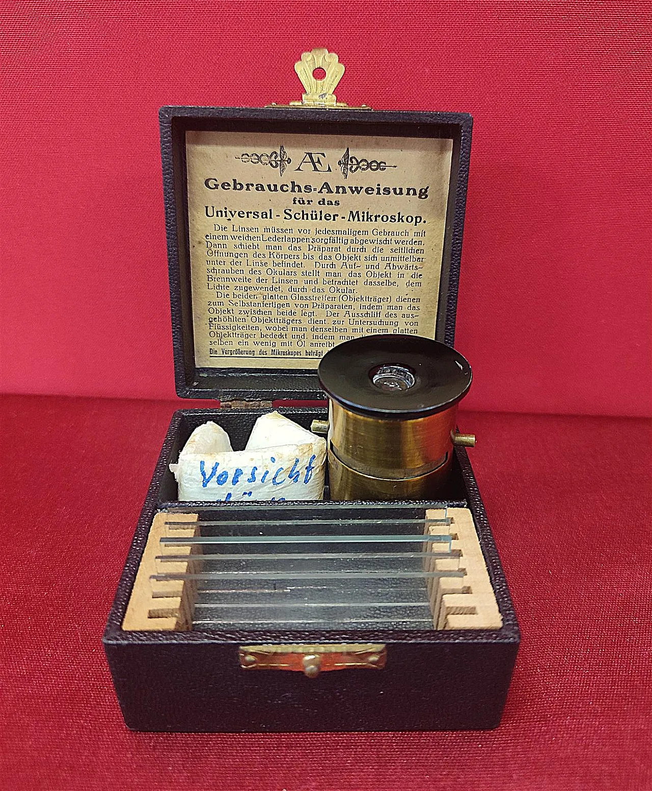 Pocket metal microscope, 20th century 10