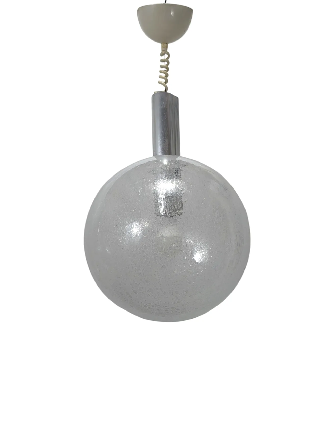 Coppia lampade a sospensione space age Flos, anni '70 8