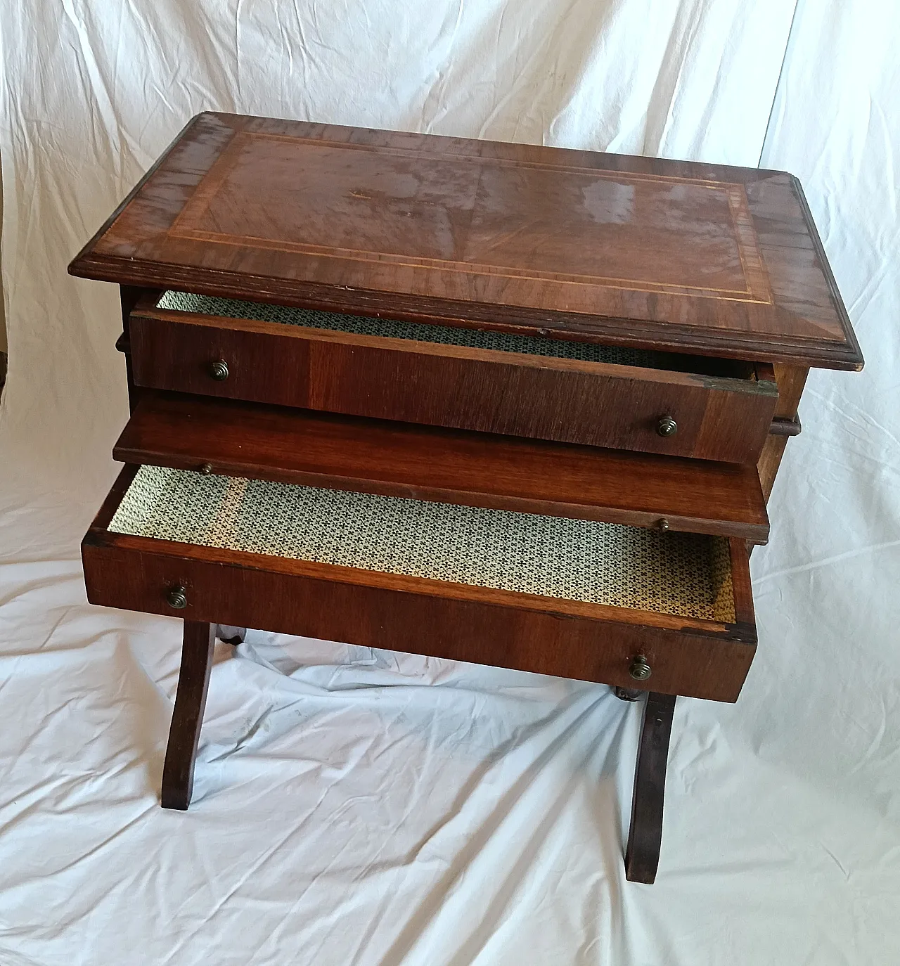Bidermeier style service table. 60s 4