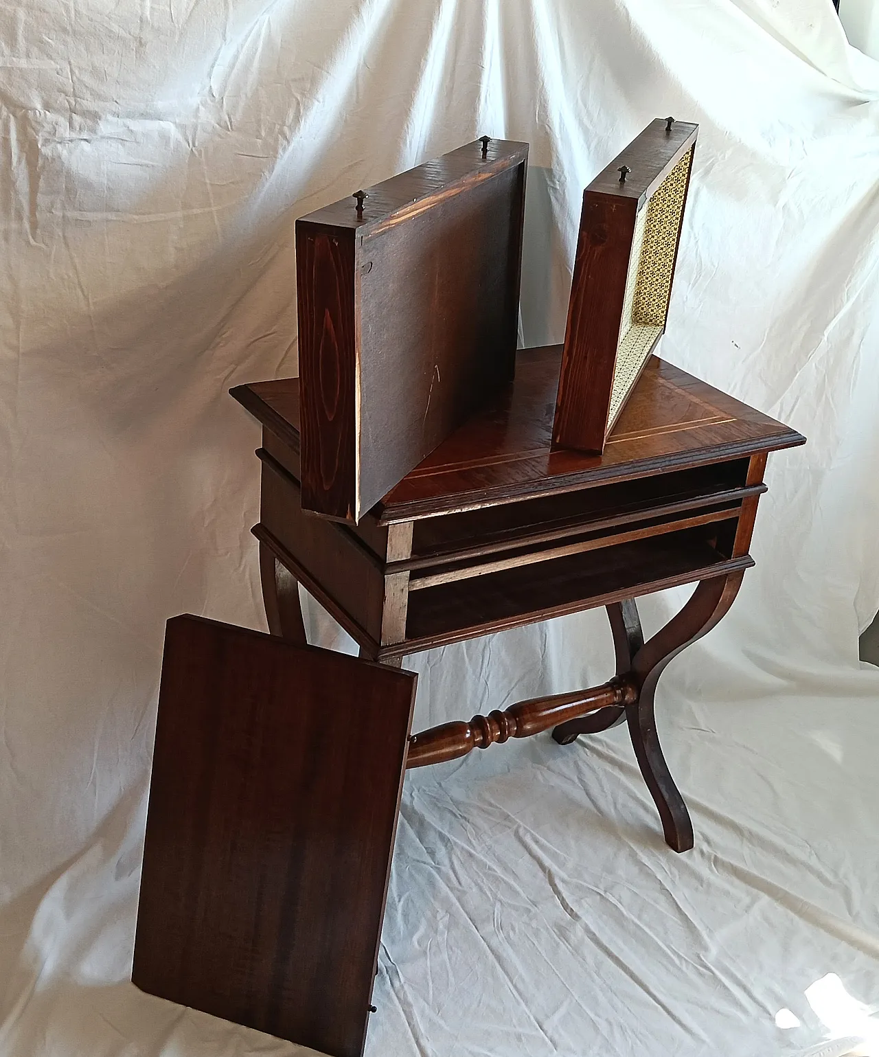 Bidermeier style service table. 60s 12