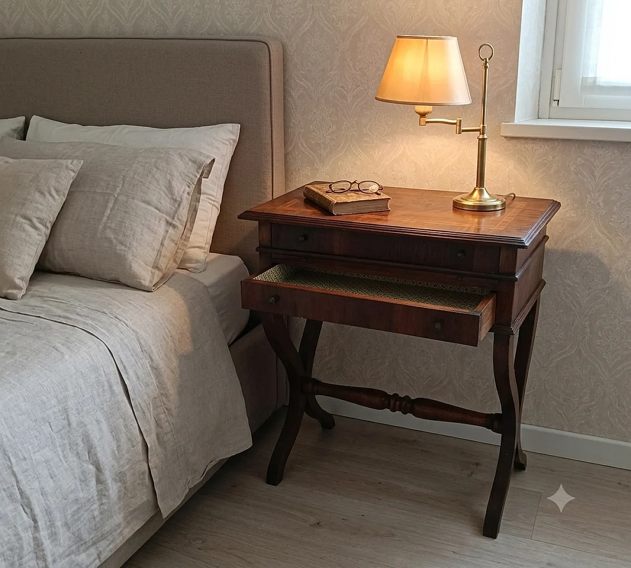 Bidermeier style service table. 60s 20