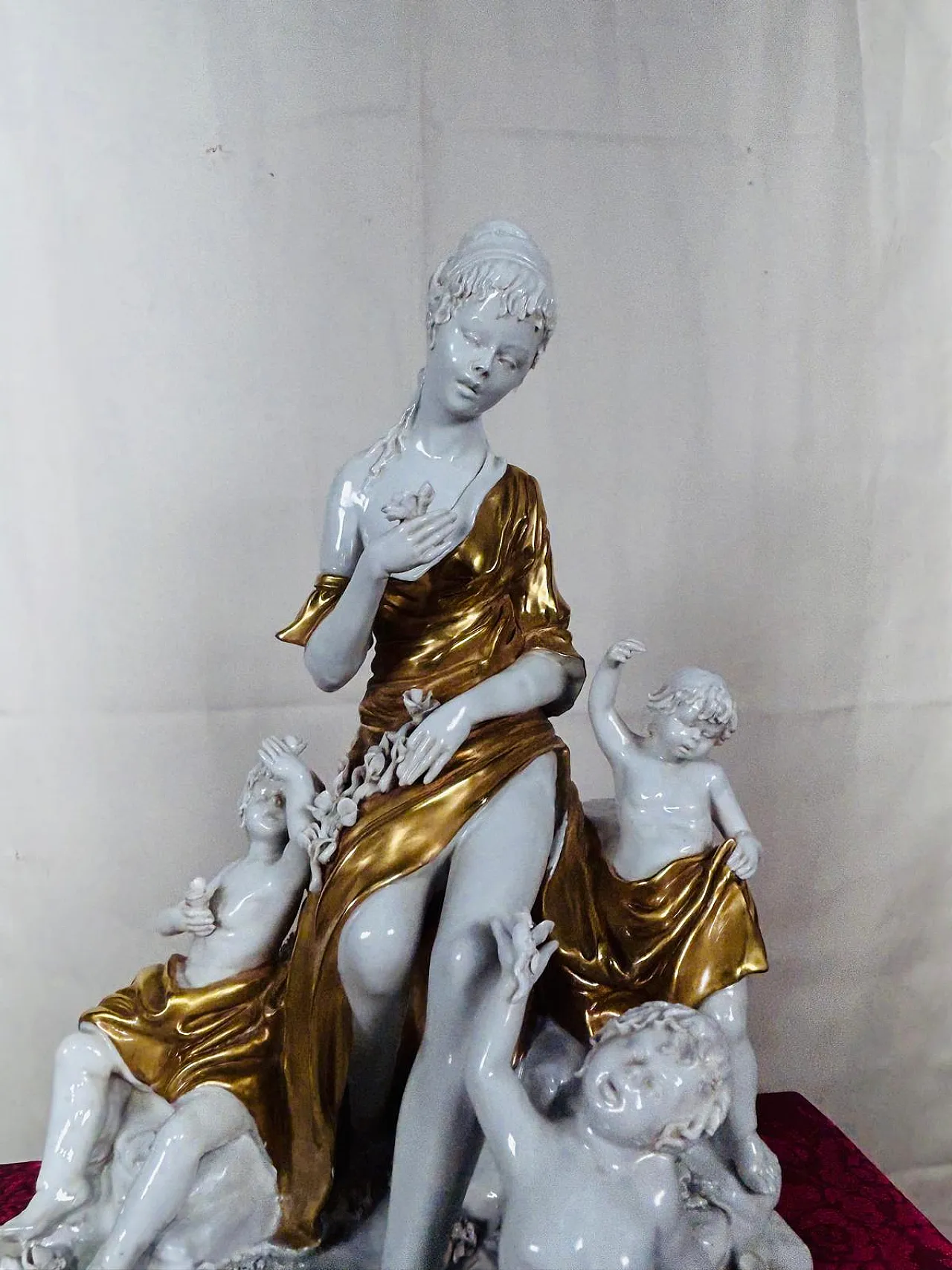 Statua in porcellana di Capodimonte di Mario Alparone, anni '50 5