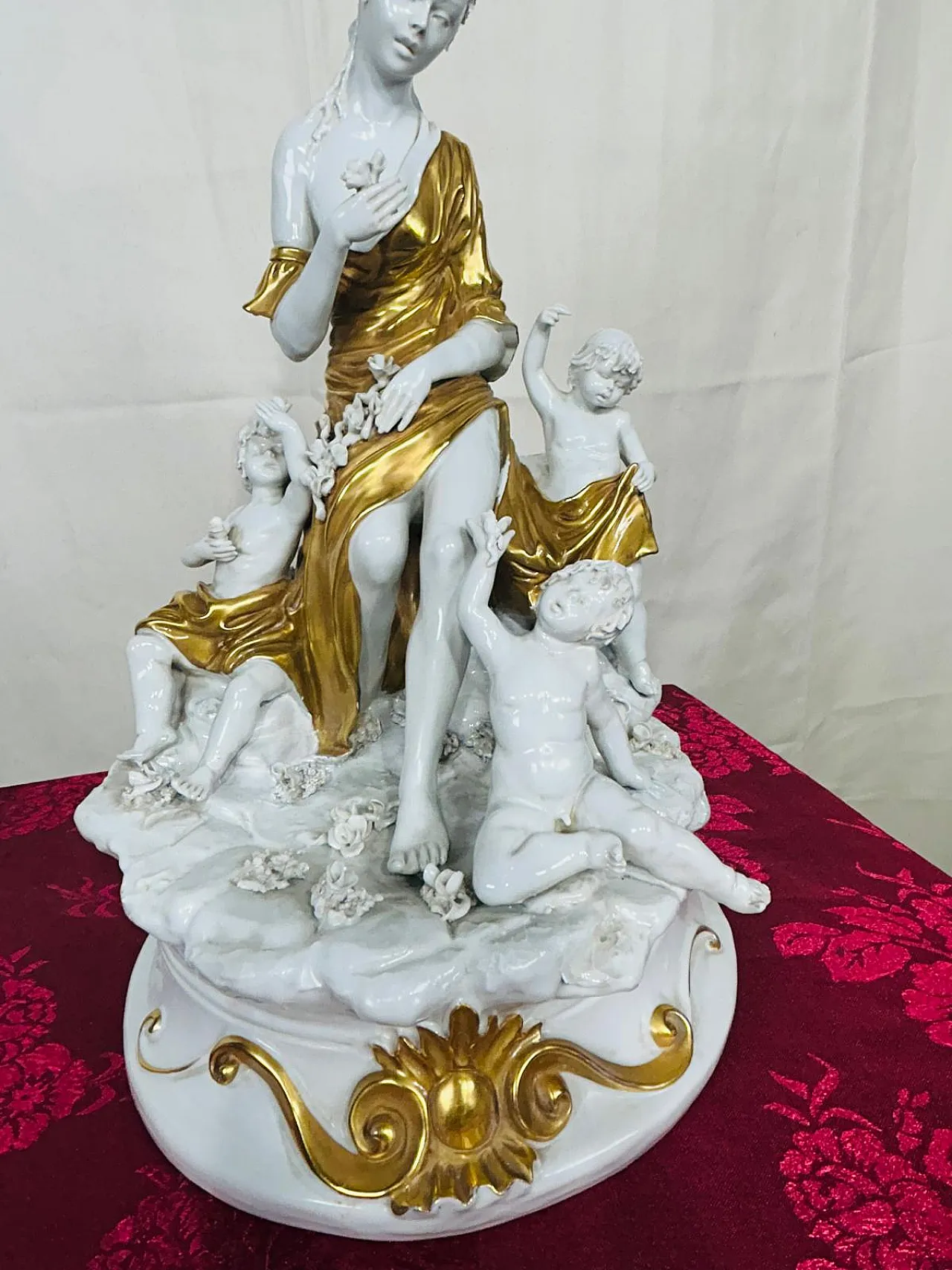 Statua in porcellana di Capodimonte di Mario Alparone, anni '50 6