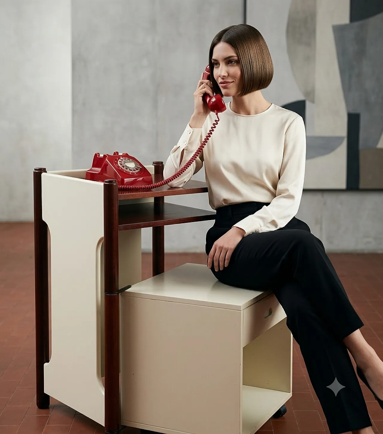 Telephone table, 60s 39